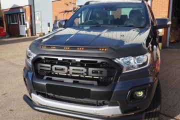 FORD RANGER T7 2016-2018 ПОДМОТНИК КАПОТА СО СВЕТОДИОДАМИ
