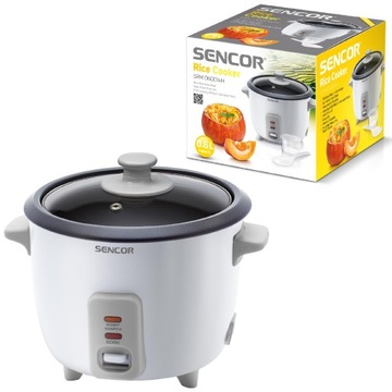 Garnek do gotowania ryżu warzyw RYŻOWAR 600ml 300W stalowy Sencor 0600WH
