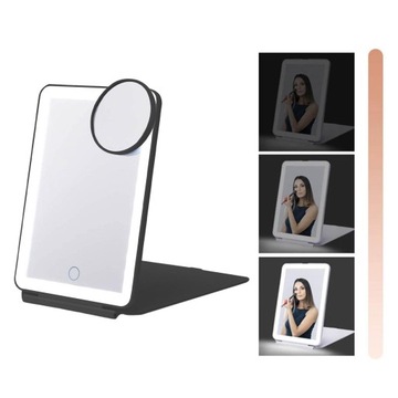 Портативное дорожное зеркало для макияжа.