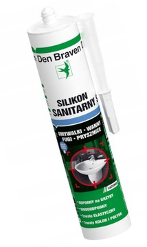 Den Braven Silikon Sanitarny Bezbarwny 280ml