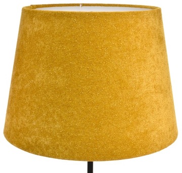 Abażur Do Lampy Klosz Stożek E27 MIODOWY - Żółty 34x44 H29 BOUCLE VENOSA
