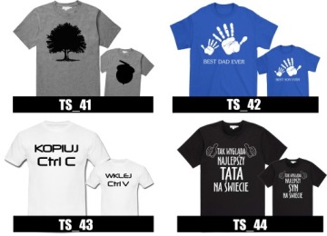 ОТЛИЧНЫЕ ФУТБОЛКИ ДЛЯ ПАПА И СЫНА *НАБОР*