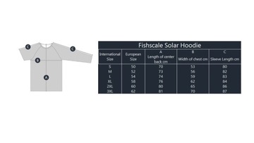 Толстовка OutFish UV Fishscale Solar, размер L