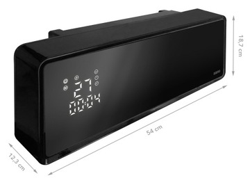 Стеклянная воздушная завеса EBERG Q4 2 кВт, электронагреватель Farelka + WiFi