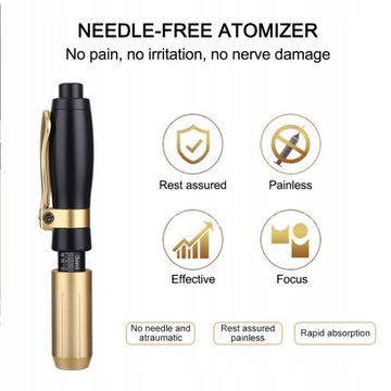 Безыгольный инъектор с гиалуроновой кислотой.