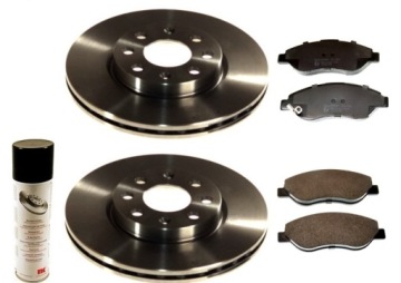 tarcze klocki OPEL CORSA D PRZÓD wentylowane 278mm