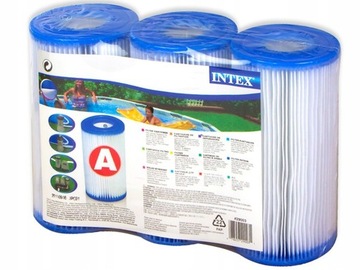 3 x Wkład A pompa filtr INTEX 29000 59900 WAWA