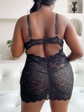 ЖЕНСКАЯ СЕКСУАЛЬНАЯ НОЧНАЯ РУБАШКА Большие размеры 46-50 48 4XL XXXXL