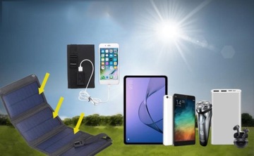 СОЛНЕЧНОЕ ЗАРЯДНОЕ УСТРОЙСТВО ДЛЯ ТЕЛЕФОНА СОЛНЕЧНАЯ ПАНЕЛЬ 10 Вт USB СКЛАДНАЯ ПОРТАТИВНАЯ