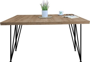 Nowoczesny stół rozkładany loft 80x120/220 salon
