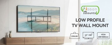 Uchwyt Ścienny TV EONO do ekranów 42-100 