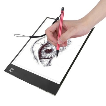 RYSIK DO EKRANÓW DOTYKOWYCH TABLETU CZERWONY