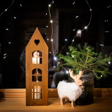 САДОВЫЙ ФОНАРЬ СВЕТОДИОДНЫЙ ФОНАРЬ ДОМ РУЧНОЙ РАБОТЫ ИЗ КОРТЕНА ЛАМПА Ржавчина