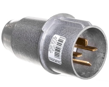 WTYCZKA SIŁOWA WTYK PŁASKI PŁASKIE METALOWA 32A 400 V