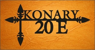 Ажурная адресная доска номер дома, 40х80см L