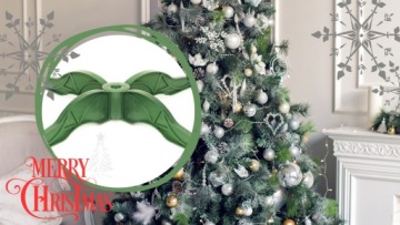 Пластиковая подставка для искусственной елки, высота 180-220 см.