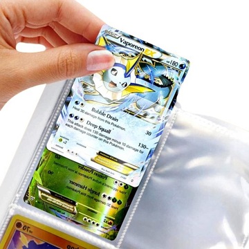 БОЛЬШОЙ АЛЬБОМ НА 400 КОЛЛЕКЦИЙ КАРТ ПОКЕМОНА BINDER CLASSROOM XXL + КАРТЫ 6 УЗОРОВ