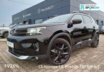 Citroen C5 Aircross SUV Facelifting 1.5 BlueHDi 131KM 2023 Citroen C5 Aircross 255 1.5 BlueHDi Shine 130 KM AUTOMAT I wl. FV23