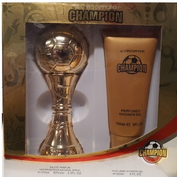 Ch.Diamond-CHAMPION GOLD 100ml EDP+150ml SG zestaw