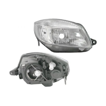 REFLEKTOR PRAWY SKODA FABIA 5J 07-10 TYC