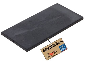 Podkładka ochronna izolacyjna gumowa dystans pod legary deski 80x40x3mm
