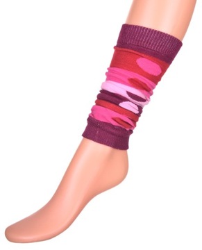 30cm GETRY DZIECIĘCE MŁODZIEŻOWE DAMSKIE OCIEPLACZE GROSZKI BAWEŁNIANE