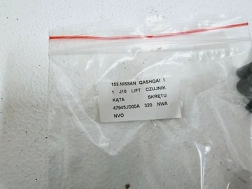 NISSAN QASHQAI I 1 J10 FACELIFT SENZOR POKLADNA ZÁHYB 47945JD00A