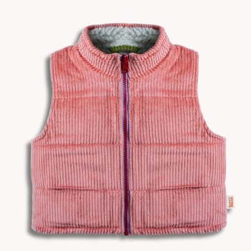 Happymess: двусторонний жилет Merino Cocoa / 1-2 года