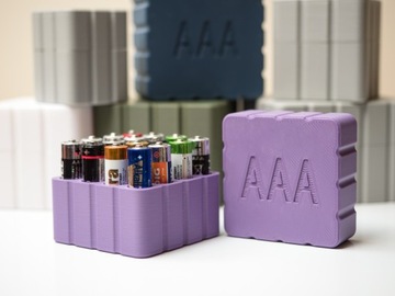 Органайзер для батареек, кейс, контейнер, коробка 16 х ААА