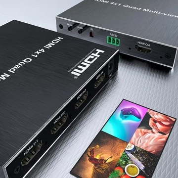 Разветвитель HDMI Switch Разветвитель сигнала 4k 4x1 SPH-MV41PIP-Q2 Quad view