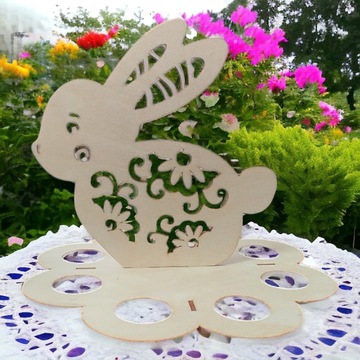 Подставка для зайца, корзинка для яиц, пасхальные яйца, подставка для зайчика на 8 шт.