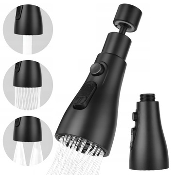 KOŃCÓWKA PRZEDŁUŻKA DO BATERII KRANU PERLATOR ADAPTER AERATOR 3 FUNKCJE