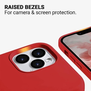 Задняя крышка силиконовый чехол Crong Apple Iphone 13 Mini Red