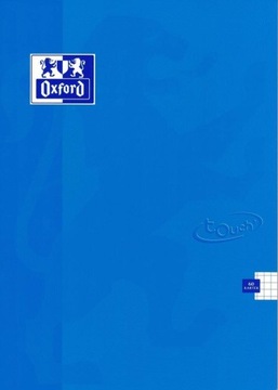 Zeszyt A4 60K kratka Top Oxford Soft Touch niebies