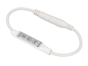 STEROWNIK LED ŚCIEMNIACZ MINI 3 PRZYCISKI TAŚMA LED 12V 24V 5A 60W