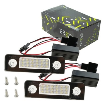 Lampki LED podświetlenie tablicy rejestracji Skoda Roomster Octavia II FL