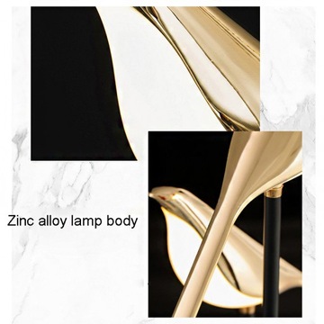 Nordic LED Gold Bird Настенный светильник для гостиной, бара, прикроватной тумбочки