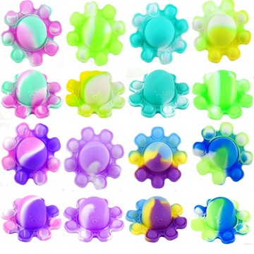 6x НАБОР ИГРУШЕК-НЕПОСЕЦ POPIT АНТИСТРЕССОВЫЕ ИГРУШКИ