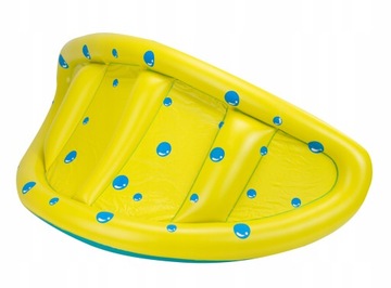 Надувная лодка с крышей 65 х 73 х 60 см сине-желтая.