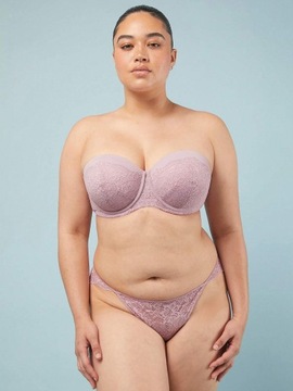SHEIN LUVLETTE RÓŻOWY BIUSTONOSZ Z KORONKĄ 80G 88888
