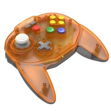 Retro-Bit Tribute64 2.4G v2 Pad PC Switch N64 Orange Hawk OUTLET