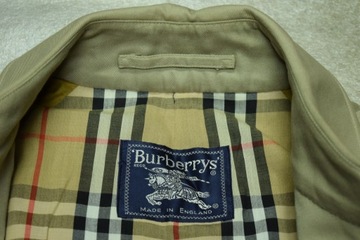 BURBERRYS LONDON TRENCH LONG Męski Płaszcz Vintage Premium 50 REG