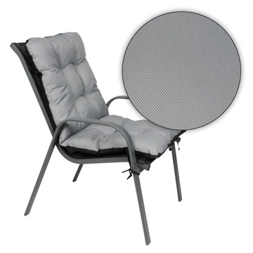 Водонепроницаемая подушка для садового стула, кресла, шезлонга, 48х48х48, сталь