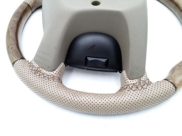 JAGUAR S-TYPE S TYP VOLANT KŮŽE DŘEVO DŘEVĚNÁ MULTIFUNKCE