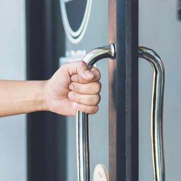 РУЧКА ДВЕРНАЯ АНТАБА ДВЕРНАЯ РУЧКА ВАННАЯ 200мм ХРОМ