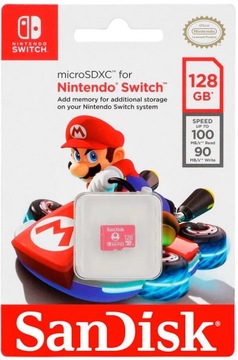 Карта microSD SanDisk Nintendo Switch 128 ГБ