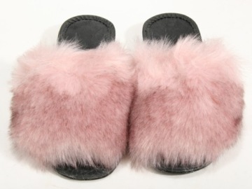 Женские тапочки, тапочки, мех (M3.110) -41