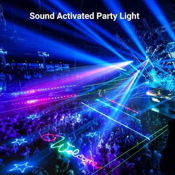 Ehaho DJ освещение для дискотек | 3D RGB-анимация для вечеринки N887