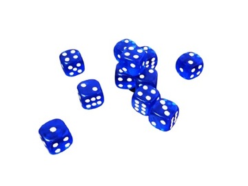 КОСТИ D6 1,8 СМ RPG ГЛУБОКИЕ ШЕСТИГРАННЫЕ КОСТИ