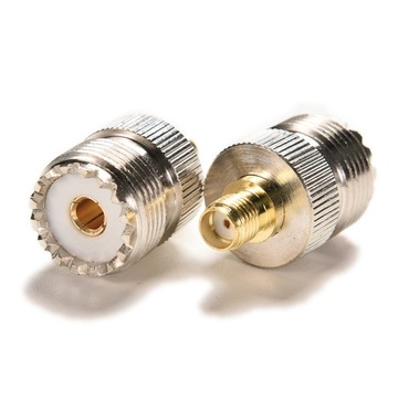 SO-239 UHF żeńskie na SMA żeńskie do SO-239 UHF żeńskie do SMA F adapter